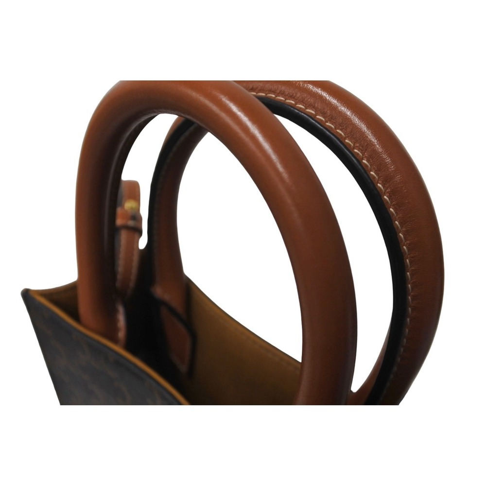 Celine shoulder Triomphe bag canvas Vertical Cabas - Picture 5 of 9